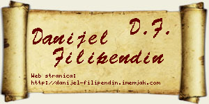 Danijel Filipendin vizit kartica